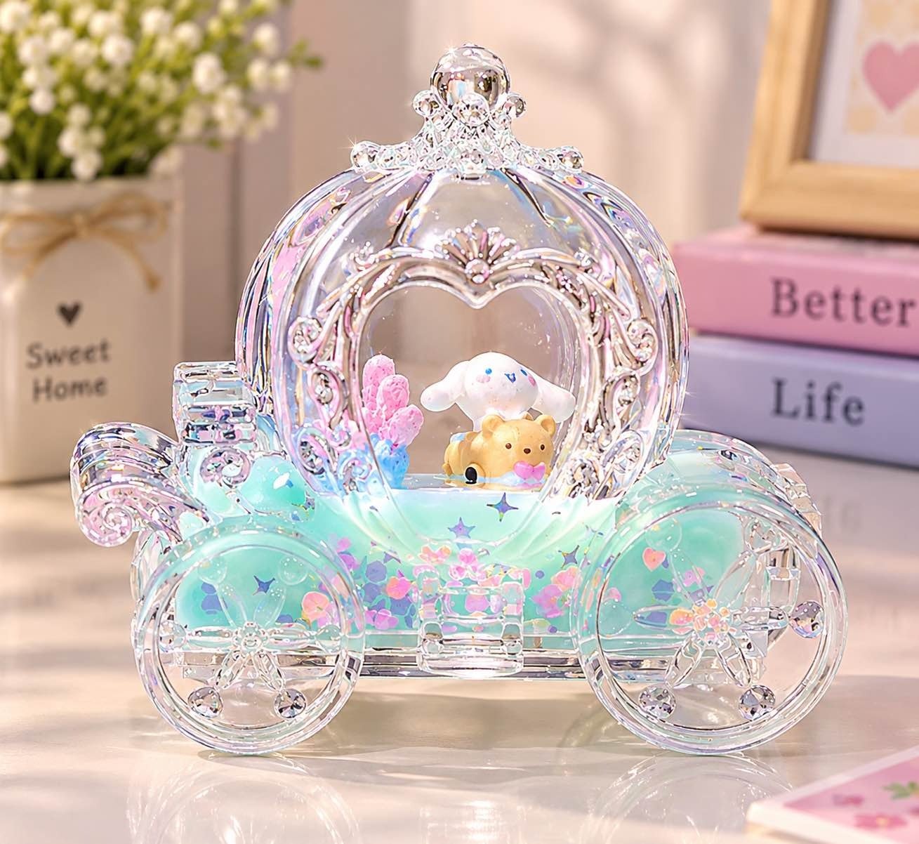 Princess Carriage Decorative Showpiece - Image 3